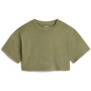 T-shirt Vans RELAXED CROP WASH SS T