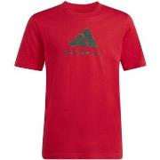 T-shirt Korte Mouw adidas J Camo Train T2