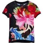 T-shirt Korte Mouw Desigual TS_MULTIFLOWERS_LAC 26SWTK49