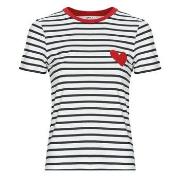 T-shirt Korte Mouw Only ONLHEART LIFE S/S TEE