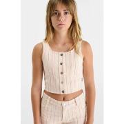 Top Le Temps des Cerises Top van jeans LAIFGI