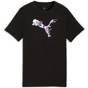 T-shirt Korte Mouw Puma Graphic Floral Cat Tee G