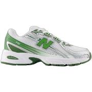 Lage Sneakers New Balance 740 V2 White Alpine Green