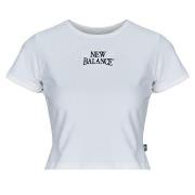 T-shirt Korte Mouw New Balance LINEAR HERITAGE RINGER TSHIRT