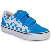 Lage Sneakers Vans Old Skool V COLOR THEORY CHECKERBOARD Bright Azure