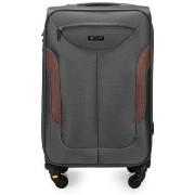 Koffer Solier WALIZKASTL1801DARKGREYBROWN23M52387