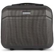 Koffer Solier Kuferek Podrózny Maly Abs Stl945 Ciemny Szary