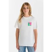T-shirt Korte Mouw Le Temps des Cerises FLEURGI-T-shirt