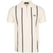 Polo Shirt Korte Mouw Fred Perry Vertical Stripe Polo Shirt