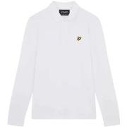 T-shirt Lyle &amp; Scott LP400VOG LS POLO-626 WHITE