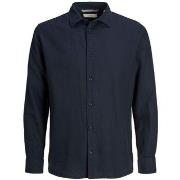 Overhemd Lange Mouw Jack &amp; Jones 12225707 LAYNE-PERFECT NAVY