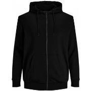Sweater Jack &amp; Jones 12182493 BASIC SWEAT ZIP-BLACK