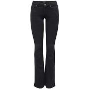 Bootcut Jeans Only 15355788 BLUSH-DENIM BLACK