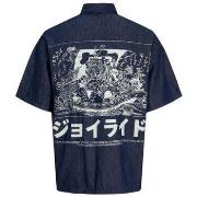 Overhemd Lange Mouw Jack &amp; Jones 12256708 TOKYO-BLUE DENIM