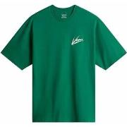 T-shirt Korte Mouw Vans VN000K42 BRUSH SCRIPT-J5F1 VERDANT GREEN