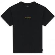 T-shirt Korte Mouw Propaganda PRTS566-RIBS GRADIENT BLACK