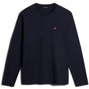 T-Shirt Lange Mouw Napapijri SALIS LS - NP0A4HN7-1761 BLU MARINE