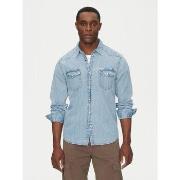 Overhemd Lange Mouw Guess M5RH55 D5M82-GJER LIGHT HERITAGE