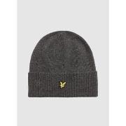 Muts Lyle &amp; Scott HE2314A LAMBSWOOL BLEND RIBBED-398 CHARCOAL MARL