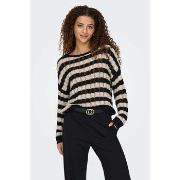 Trui Only 15339536 CAPRI LS O-NECK-BLACK/PUMICE STONE