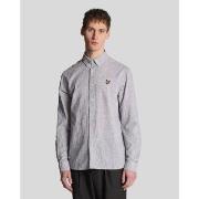Overhemd Lange Mouw Lyle &amp; Scott LW2207V LINEN BLEND OXFORD-Z271 D...
