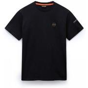 T-shirt Napapijri S-BADGE NP0A4I3N-0411 BLACK