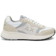 Lage Sneakers Sun68 Z36127 SUN DADDY-01 BIANCO