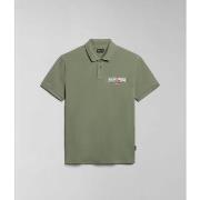 Polo Shirt Korte Mouw Napapijri E-AYLMER NP0A4HTN-GAE GREEN LIVHEN