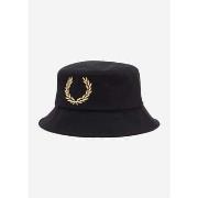 Hoed Fred Perry Bold branding canvas buckethat