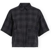 Overhemd Vila Sina Check Shirt - Navy Blazer/Checks