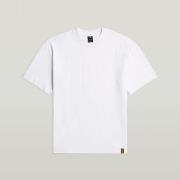 T-shirt Korte Mouw G-Star Raw D29291-D709 GS-01 RELAXED R T-110 WHITE