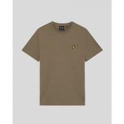 T-shirt Korte Mouw Lyle &amp; Scott TS400VOG PLAIN-X569 KHAKI ASH