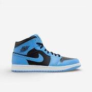 Hoge Sneakers Nike Jordan 1 Mid University Blue Black