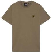 T-shirt Lyle &amp; Scott Plain T-Shirt Khaki Ash