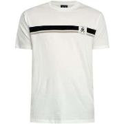 T-shirt Korte Mouw EAX T-shirt met logostreep