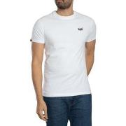 T-shirt Korte Mouw Superdry Essentieel Contrast EMB T-shirt