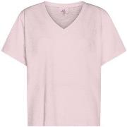 T-shirt Korte Mouw Deha Flamme' V-Neck Wide T-Shirt