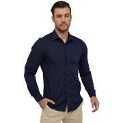 Overhemd Lange Mouw Yves Enzo Chemises manches longues--H-SLIM1009