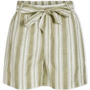 Korte Broek Vila Etni Shorts - Egret/Oil Green