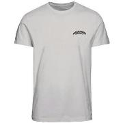 T-shirt Korte Mouw Jack &amp; Jones T-shirt Jack Jones Poppin blanc