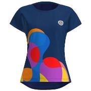 T-shirt Korte Mouw Bidi Badu T-shirt Bidi Badu Twiggy Capsleeve bleu f...