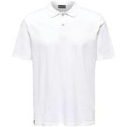 Polo Shirt Korte Mouw hummel Polo Red Classic blanc