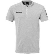 T-shirt Kempa Polo manches courtes Status gris