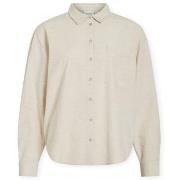 Overhemd Vila Noos Prisilla Loose Shirt - Super Light Natural Melan