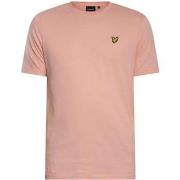 T-shirt Korte Mouw Lyle &amp; Scott Effen T-shirt met logo