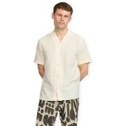 Overhemd Korte Mouw Revolution Cuban Shirt 3927 - Off White