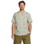 Overhemd Korte Mouw Revolution Cuban Shirt 3251 - Light Green
