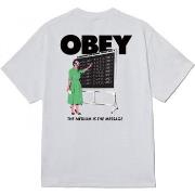 T-shirt Korte Mouw Obey I will