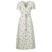 Lange Jurk Vero Moda VMJOAN S/S 7/8 SHIRT DRESS