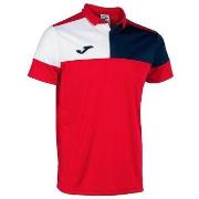 Polo Shirt Korte Mouw Joma Polo Crew V Rouge